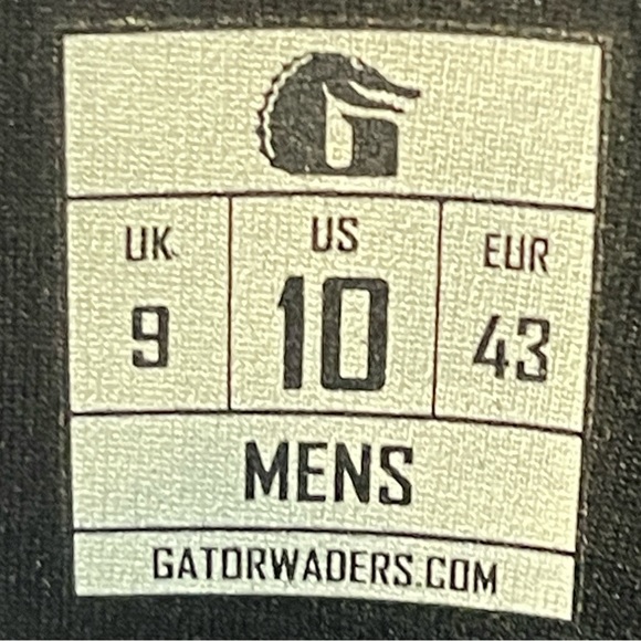 Gator Waders Mens Size 10 US Red Everglade 2.0 Uninsulated Rubber Boots NEW - Picture 10 of 10